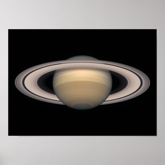 Saturn Portfolio Poster   Space and Astronomy gift