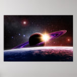 Saturn Poster at Zazzle