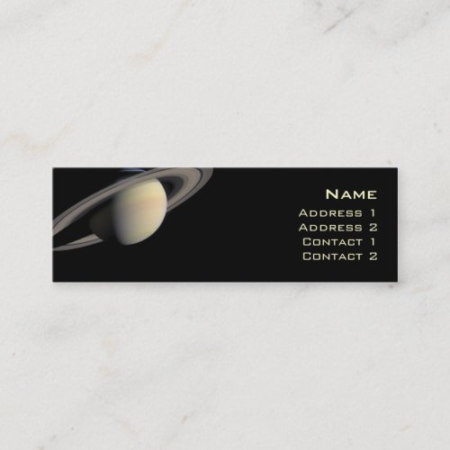 Saturn Profile Card Business Cards