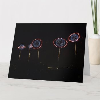 Saturn Rings Fireworks I Big Card by erinphotodesign at Zazzle