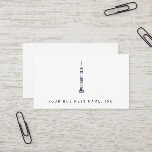 Saturn Rocket Business Card Templates