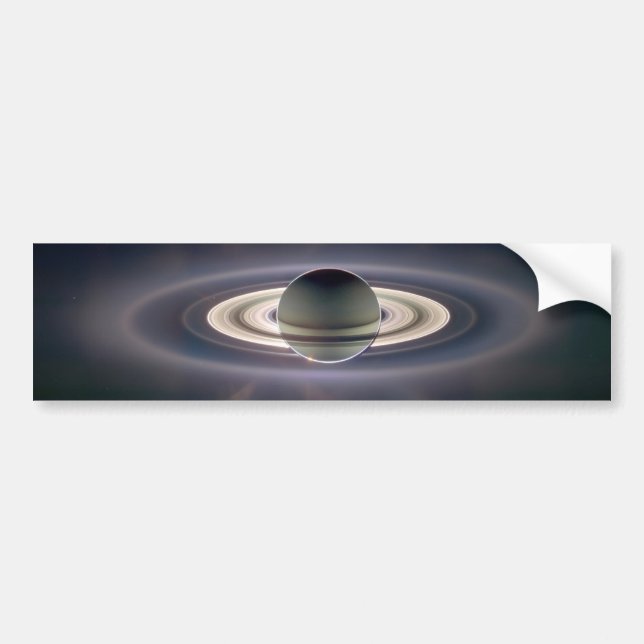 Saturn Solar Eclips Bumper Sticker (Front)
