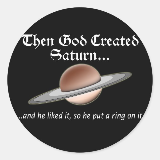 Saturn Sticker 2 (Front)