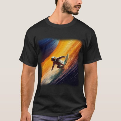 Saturn Surfer T_Shirt