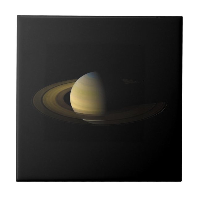 Saturn the Sixth Planet from the Sun Tile (Front)