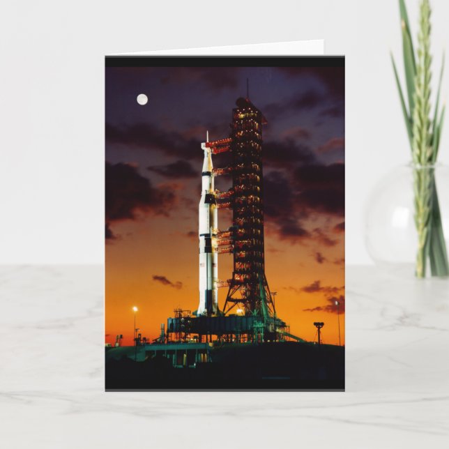 Saturn V Greeting Card (Front)