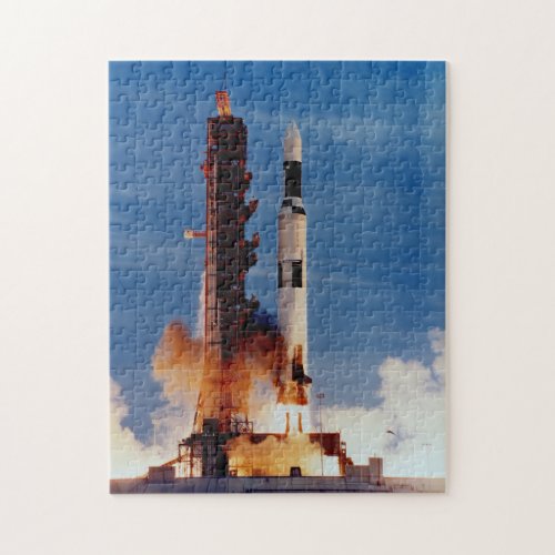 Saturn V Launching The Skylab Space Station Jigsaw Puzzle