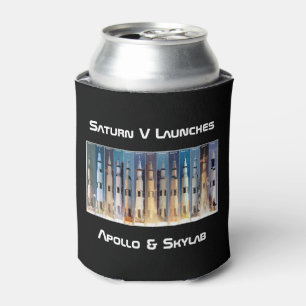 Saturn V Moon Rocket Launches Can Cooler