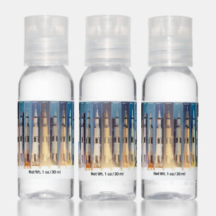 Saturn V Moon Rocket Launches Hand Sanitizer