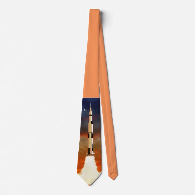 Saturn V Neck Tie (Front)