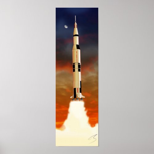 Saturn V Poster
