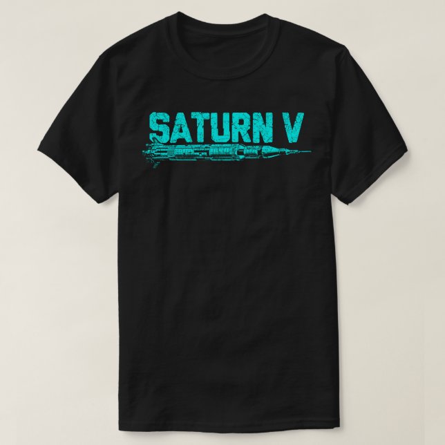 Saturn V Rocket 8 T-Shirt (Design Front)