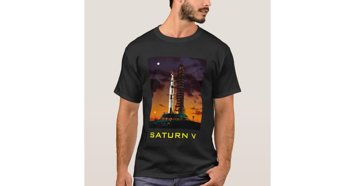 saturn v rocket t shirt