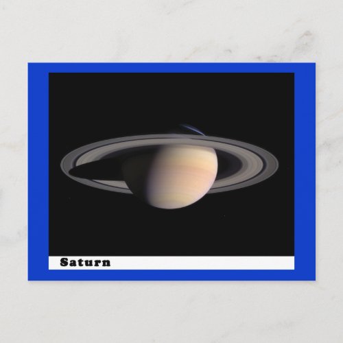 Saturn with Rings Postcard