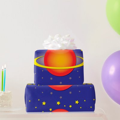 Saturn Wrapping Paper