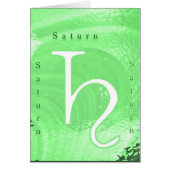 Saturn Zodiac Astrology Design (Front)