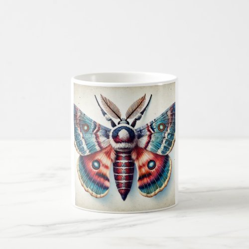 Saturniid Moth 150624IREF119 _ Watercolor Coffee Mug
