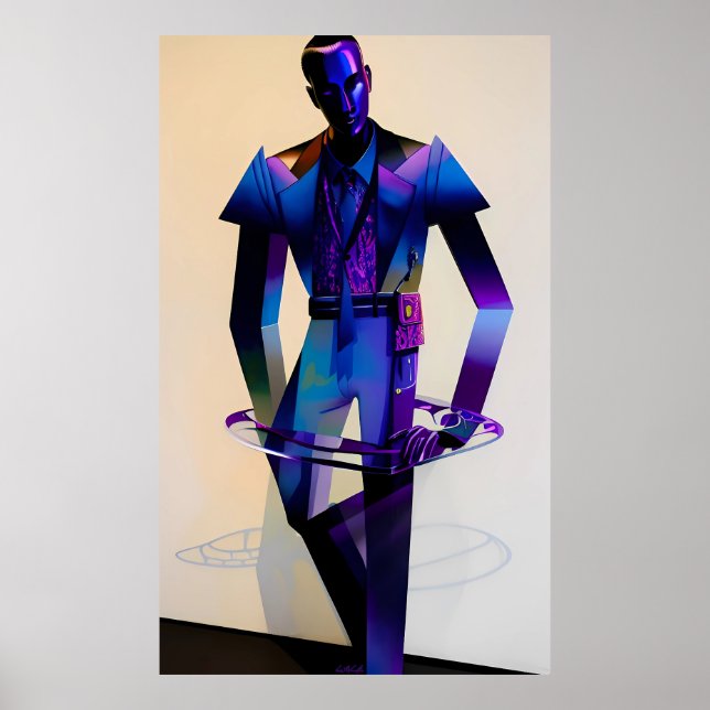 Saturn's Fashions, Trouser Rings For Men Ken Gage Poster (Front)