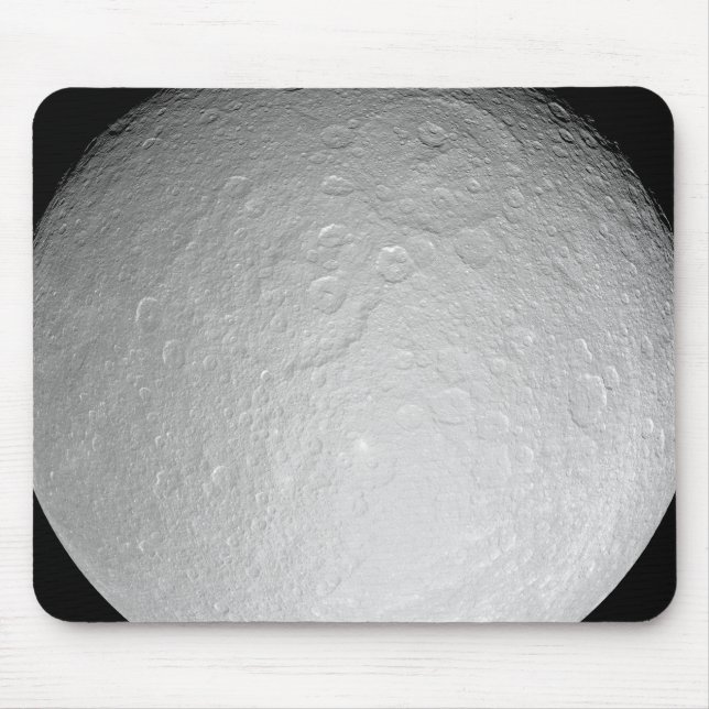 Saturn's icy moon Rhea Mouse Pad (Front)
