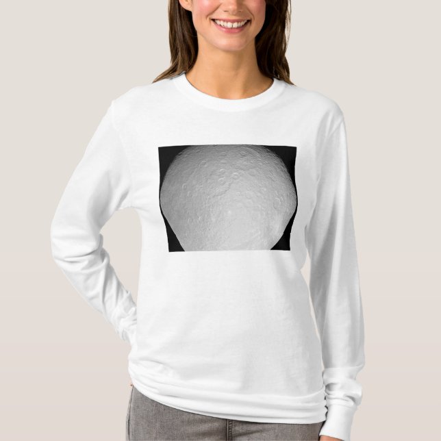 Saturn's icy moon Rhea T-Shirt (Front)