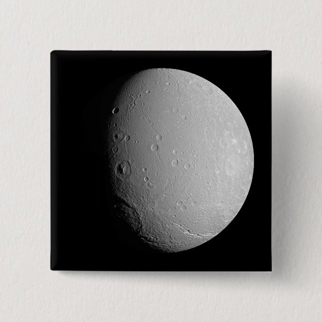 Saturn's moon Dione 2 Button (Front)