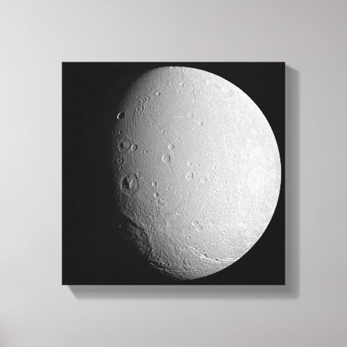 Saturns moon Dione 2 Canvas Print