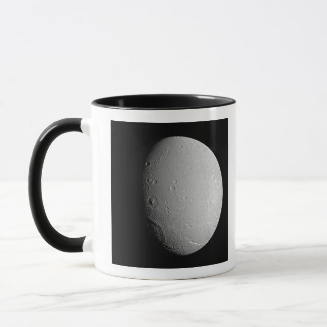 Saturn's moon Dione 2 Mug (Left)