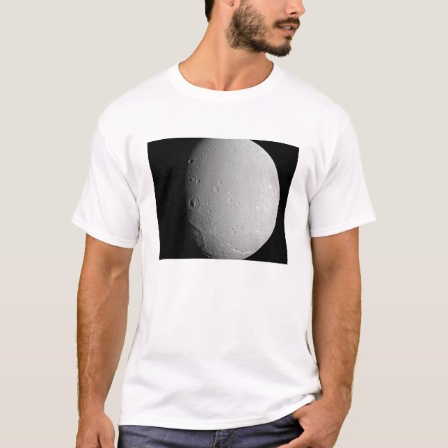 Saturn's moon Dione 2 T-Shirt (Front)