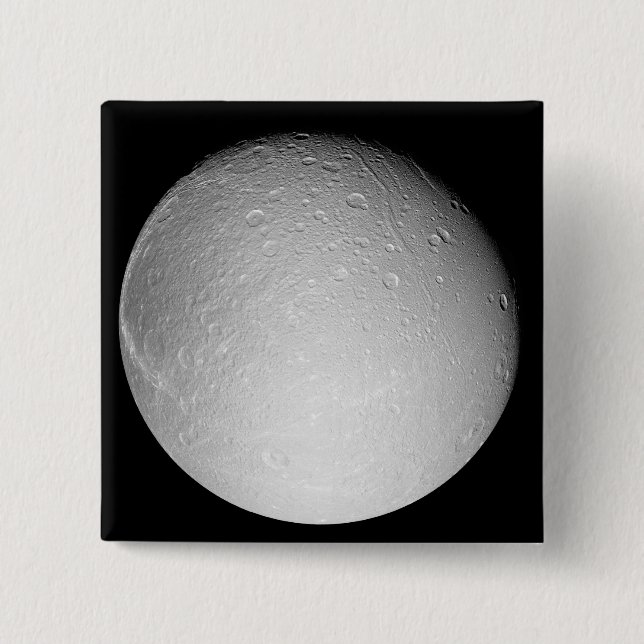 Saturn's moon Dione Button (Front)