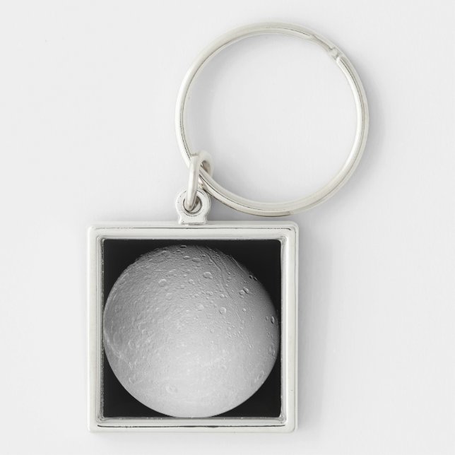 Saturn's moon Dione Keychain (Front)