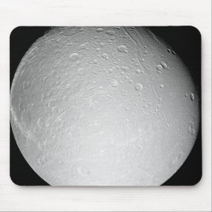 Saturn's moon Dione Mouse Pad
