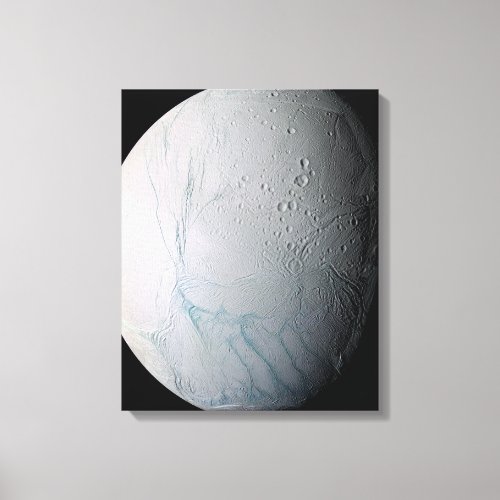 Saturns moon Enceladus 2 Canvas Print