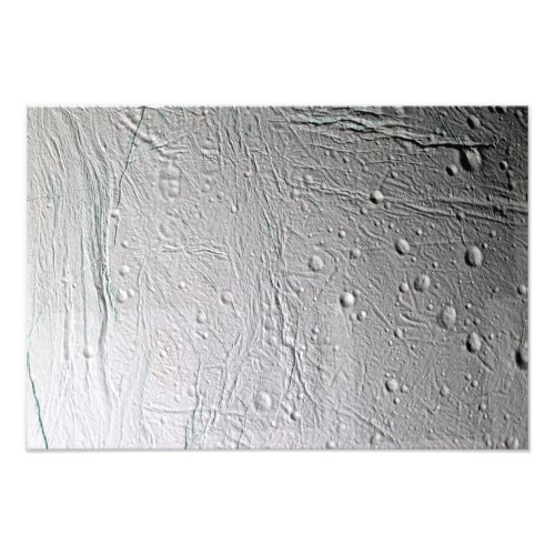 Saturns moon Enceladus 2 Photo Print