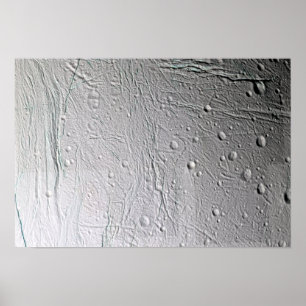 Saturn's moon Enceladus 2 Poster