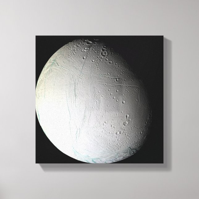 Saturn's moon Enceladus 3 Canvas Print (Front)