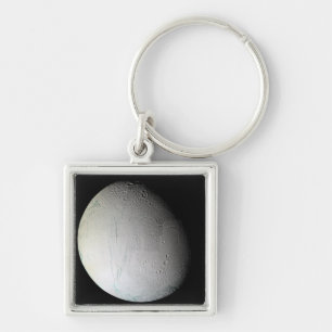 Saturn's moon Enceladus 3 Keychain
