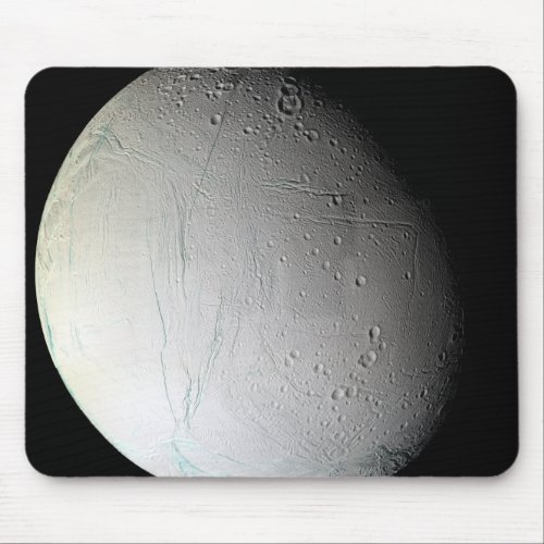 Saturns moon Enceladus 3 Mouse Pad