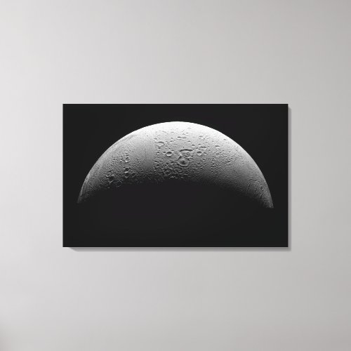 Saturns moon Enceladus 5 Canvas Print