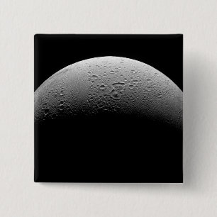 Saturn's moon Enceladus 5 Pinback Button
