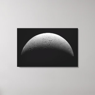 Saturn's moon Enceladus Canvas Print