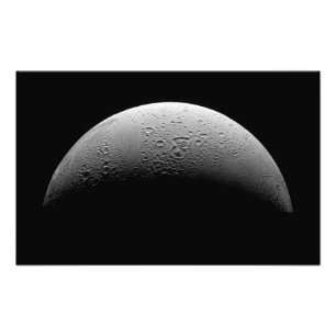 Saturn's moon Enceladus Photo Print