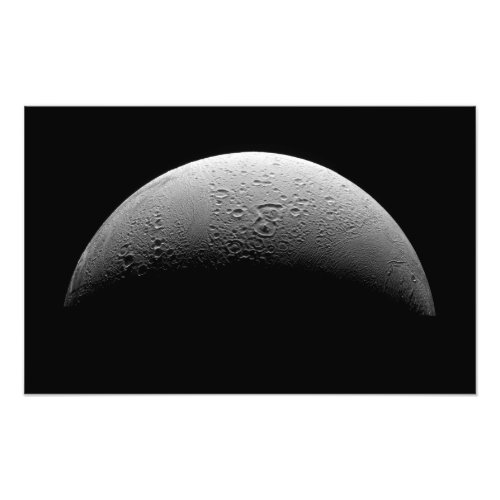 Saturns moon Enceladus Photo Print