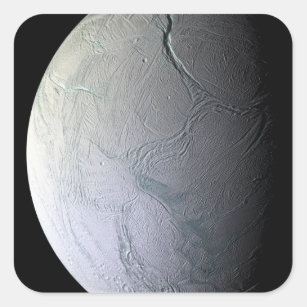 Saturn's moon Enceladus Square Sticker