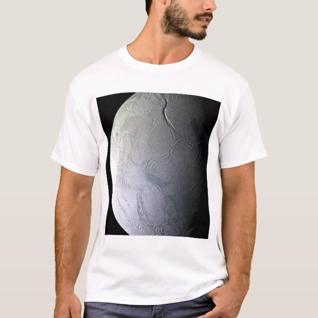 Saturn's moon Enceladus T-Shirt (Front)