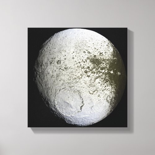 Saturns moon Iapetus 2 Canvas Print