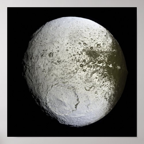 Saturns moon Iapetus 2 Poster