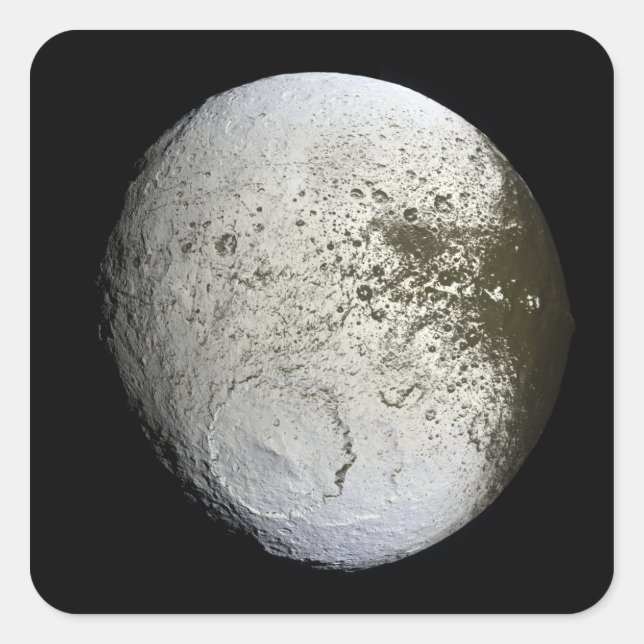Saturn's moon Iapetus 2 Square Sticker (Front)
