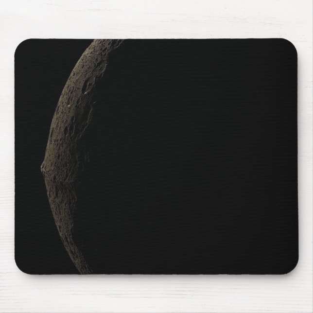 Saturn's moon Iapetus Mouse Pad (Front)