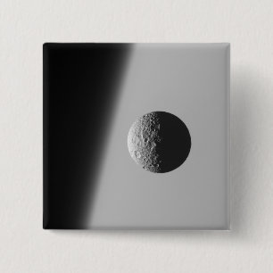 Saturn's moon Mimas Pinback Button