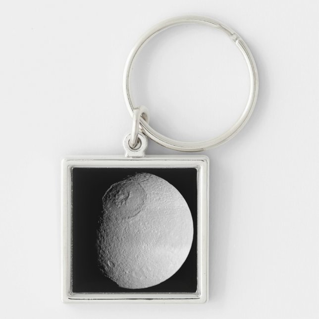 Saturn's moon Tethys 2 Keychain (Front)
